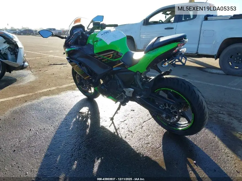 ML5EXEN19LDA05353 2020 Kawasaki Ex650 N