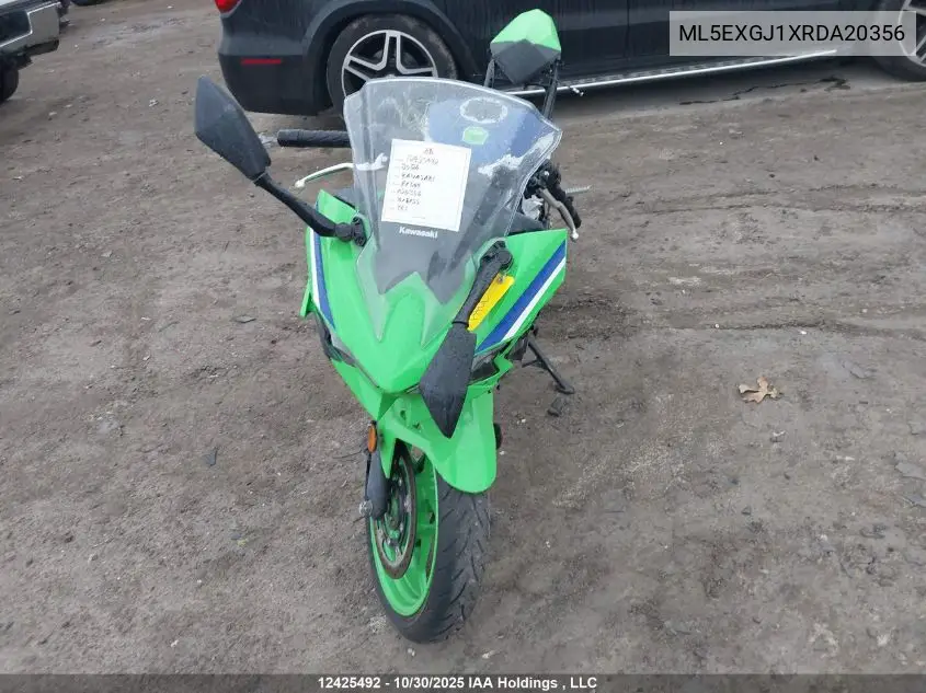 ML5EXGJ1XRDA20356 2024 Kawasaki Ex500 A/B