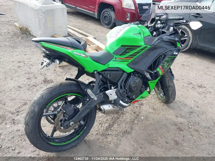 ML5EXEP17RDAD0446 2024 Kawasaki Ex650 P