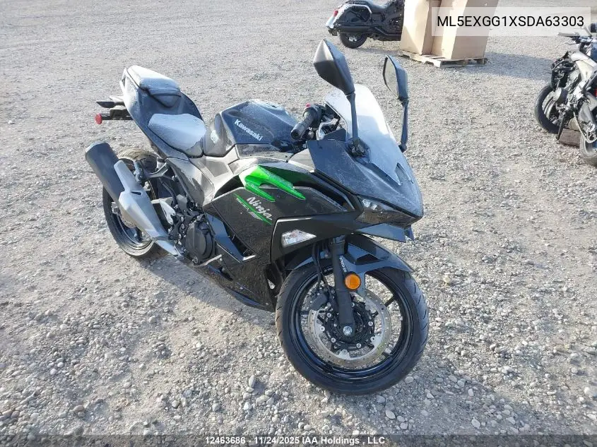 ML5EXGG1XSDA63303 2025 Kawasaki Ex500
