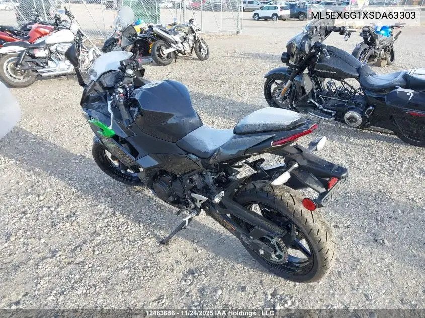ML5EXGG1XSDA63303 2025 Kawasaki Ex500