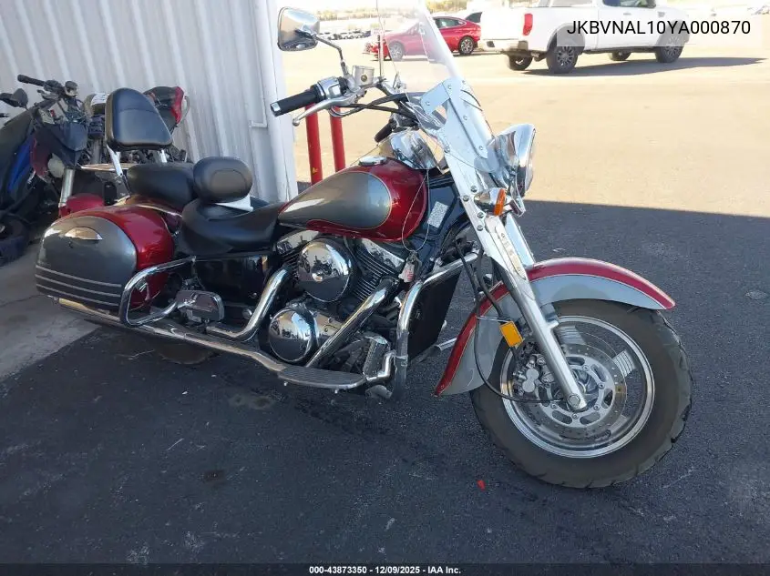 JKBVNAL10YA000870 2000 Kawasaki Vn1500 L