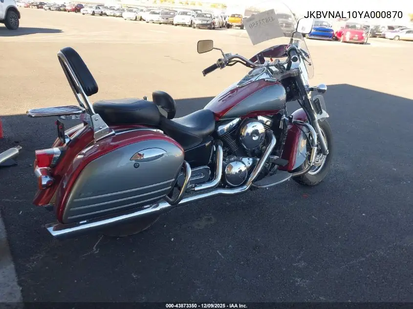 JKBVNAL10YA000870 2000 Kawasaki Vn1500 L