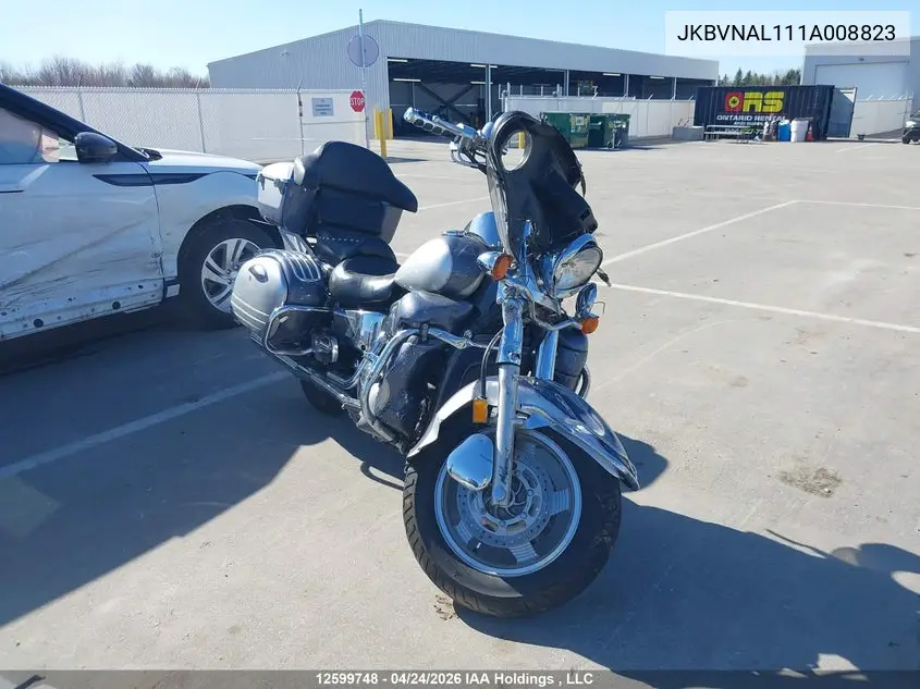 2001 Kawasaki Vn1500 L VIN: JKBVNAL111A008823 Lot: 12599748