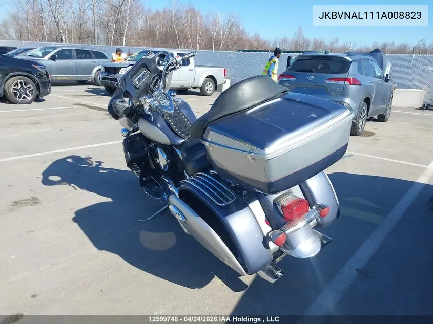 2001 Kawasaki Vn1500 L VIN: JKBVNAL111A008823 Lot: 12599748
