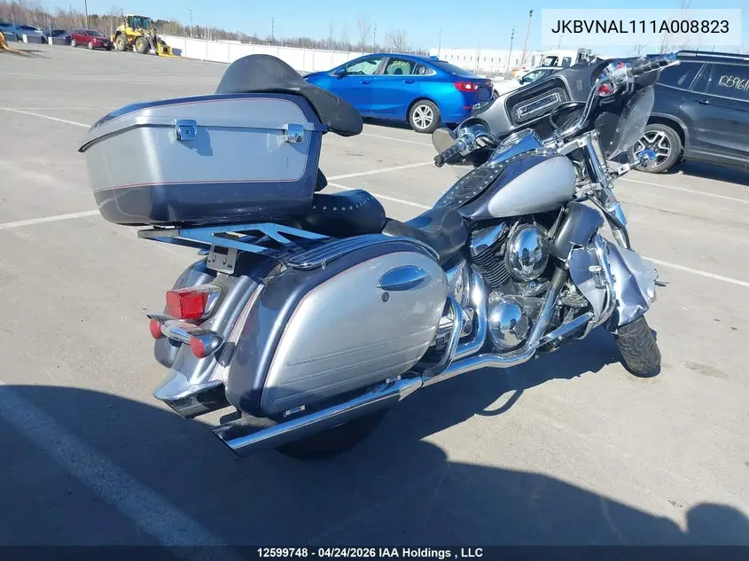 2001 Kawasaki Vn1500 L VIN: JKBVNAL111A008823 Lot: 12599748