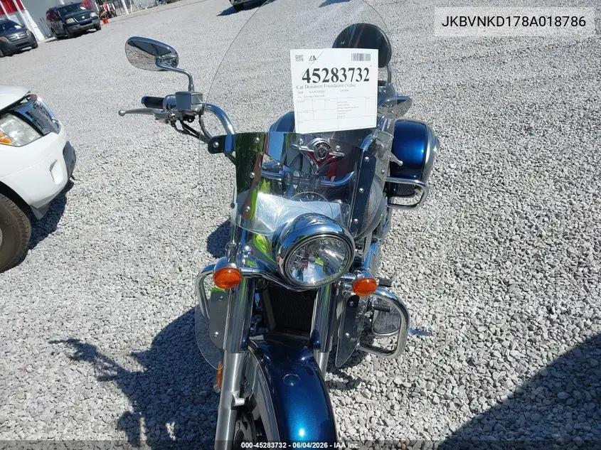 2008 Kawasaki Vn1600 D VIN: JKBVNKD178A018786 Lot: 45283732