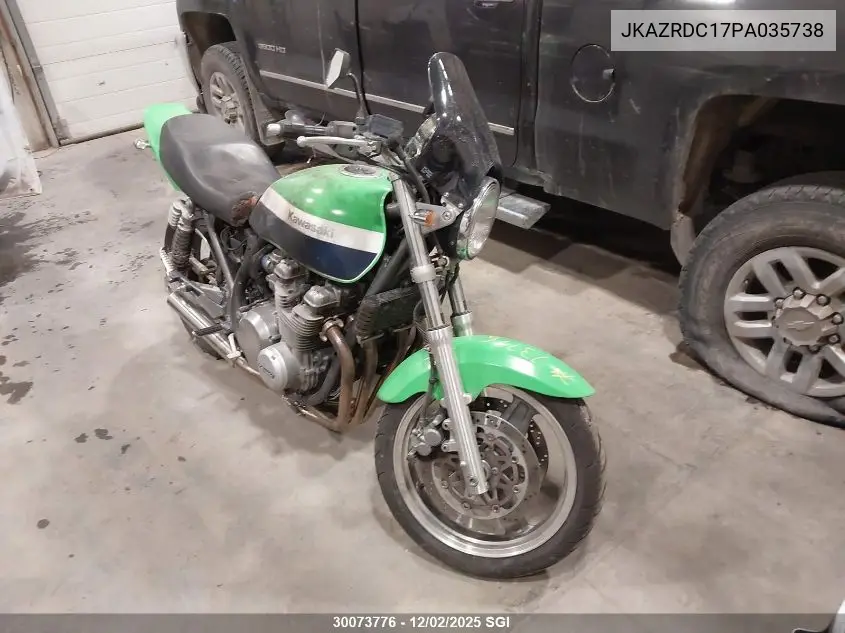 JKAZRDC17PA035738 1993 Kawasaki Zr750