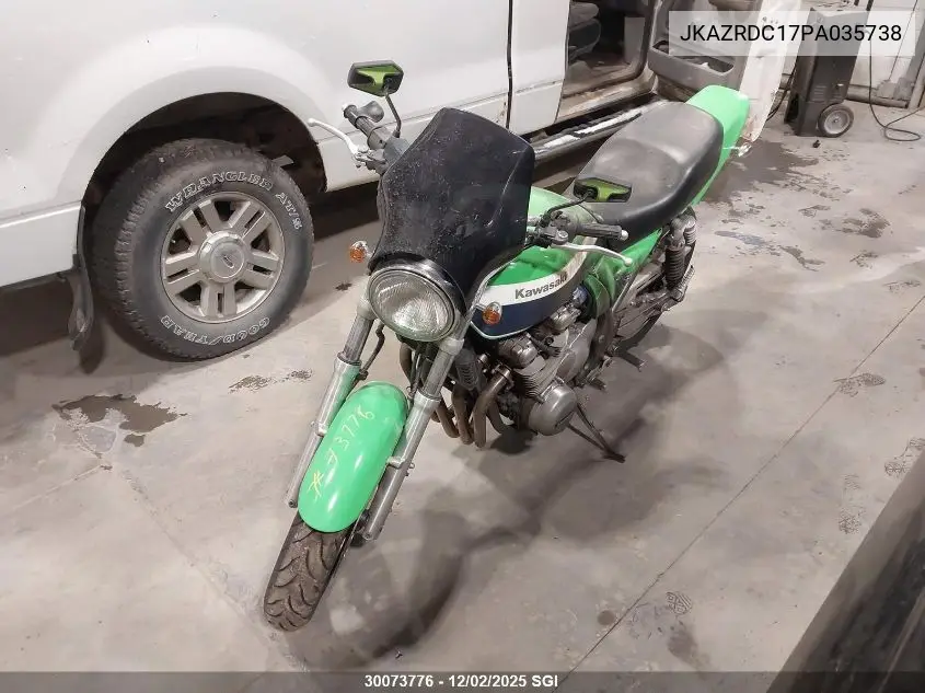 JKAZRDC17PA035738 1993 Kawasaki Zr750