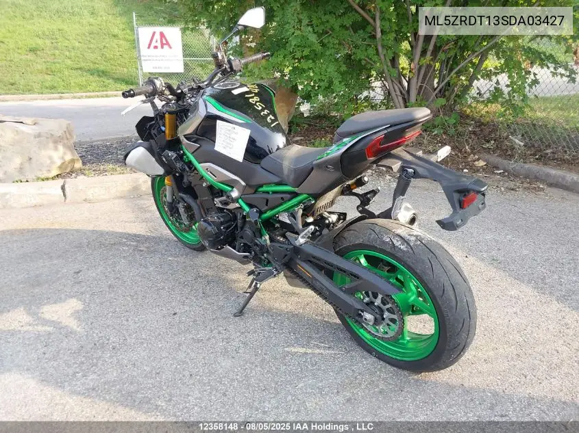 ML5ZRDT13SDA03427 2025 Kawasaki Zr900 T