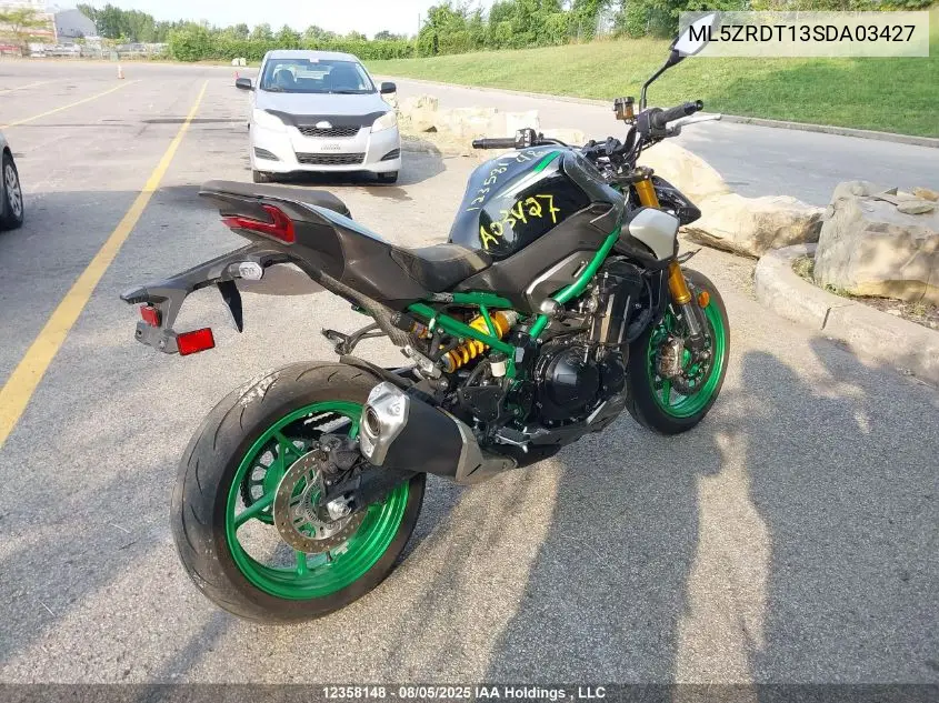 ML5ZRDT13SDA03427 2025 Kawasaki Zr900 T