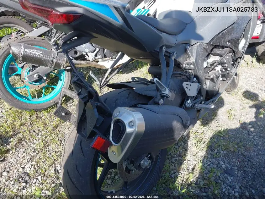 JKBZXJJ11SA025783 2025 Kawasaki Zx636 K