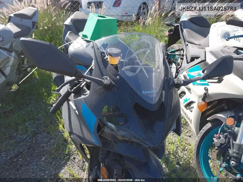 JKBZXJJ11SA025783 2025 Kawasaki Zx636 K