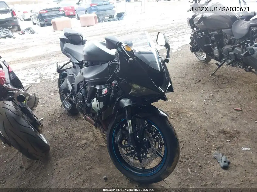 JKBZXJJ14SA030671 2025 Kawasaki Zx636 K