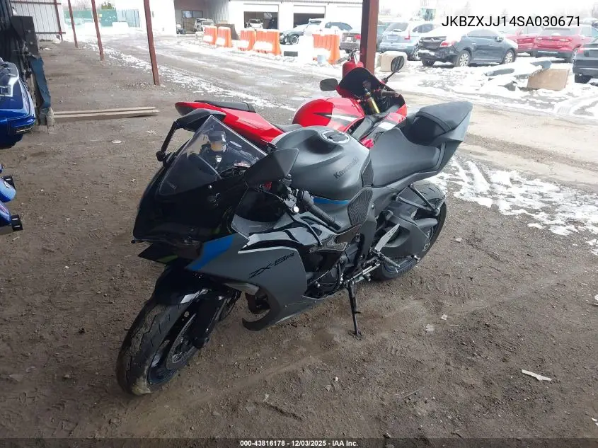 JKBZXJJ14SA030671 2025 Kawasaki Zx636 K