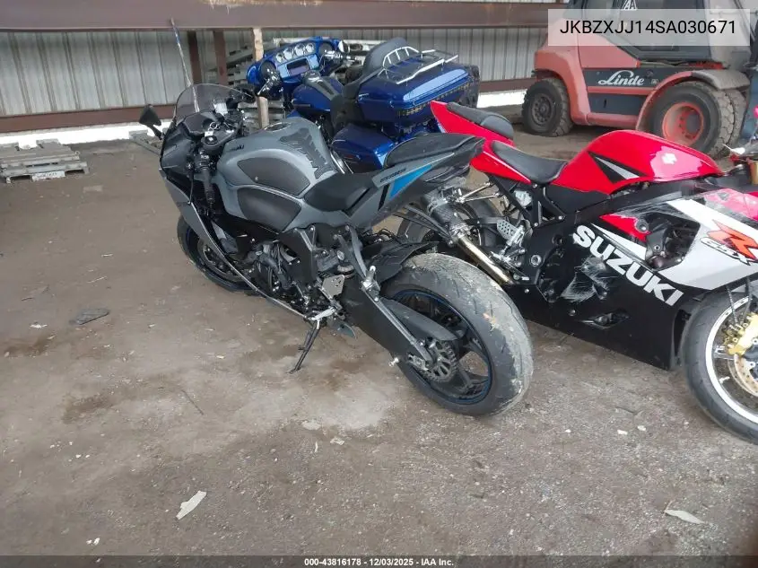 JKBZXJJ14SA030671 2025 Kawasaki Zx636 K