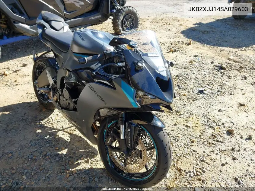 JKBZXJJ14SA029603 2025 Kawasaki Zx636 K