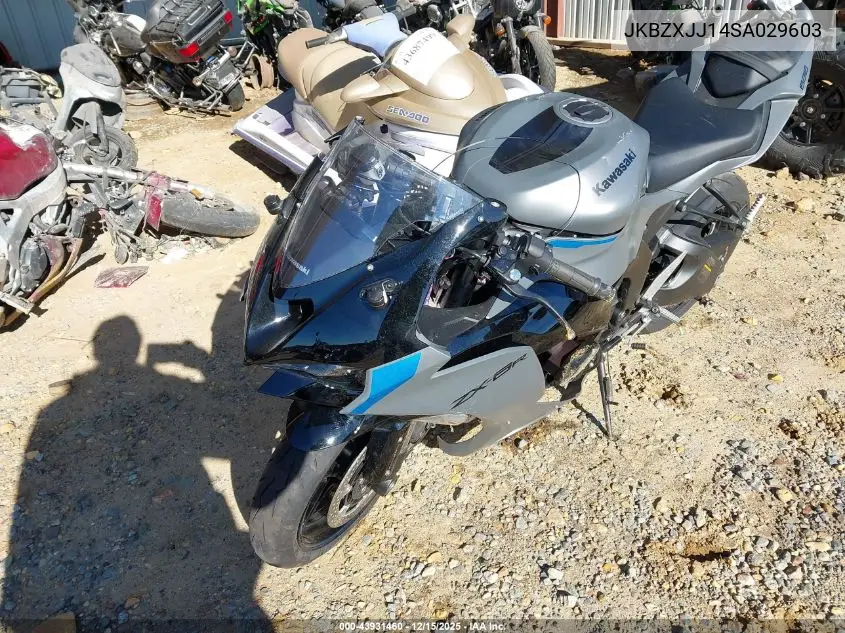 JKBZXJJ14SA029603 2025 Kawasaki Zx636 K