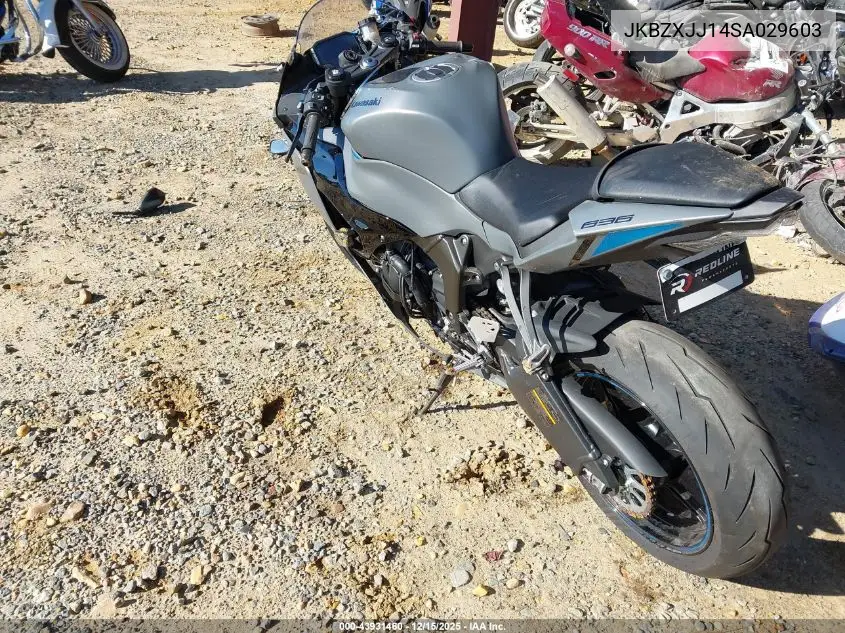 JKBZXJJ14SA029603 2025 Kawasaki Zx636 K