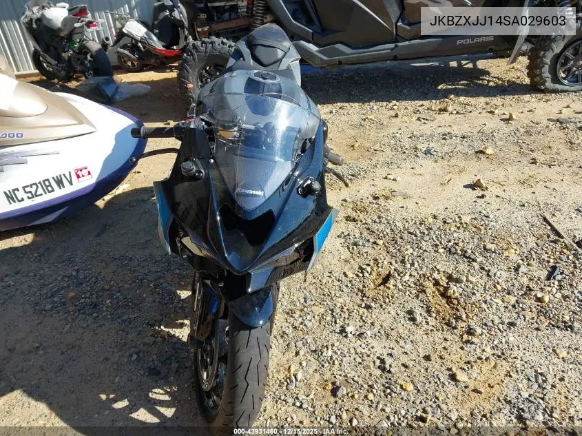 JKBZXJJ14SA029603 2025 Kawasaki Zx636 K