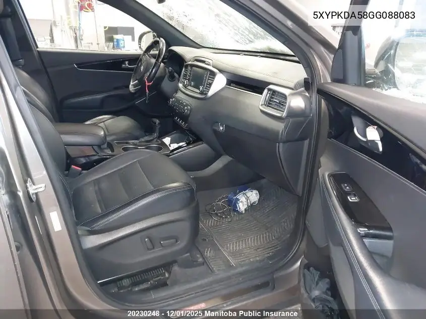5XYPKDA58GG088083 2016 Kia Sorento Sx V6
