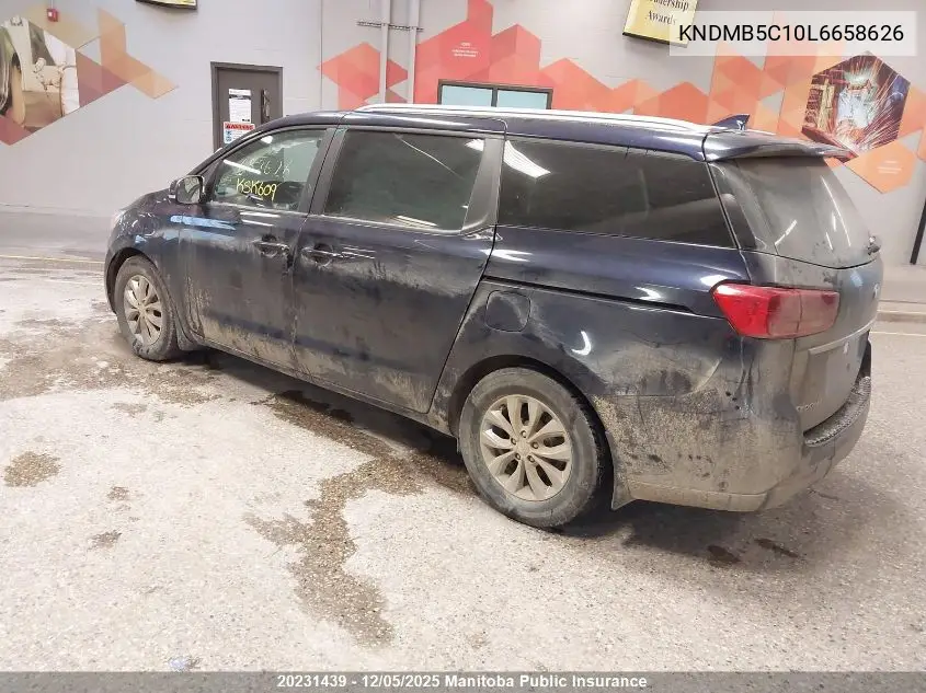 KNDMB5C10L6658626 2020 Kia Sedona Lx+