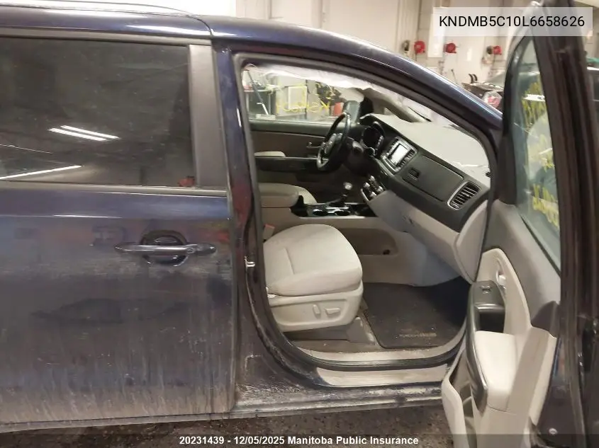 KNDMB5C10L6658626 2020 Kia Sedona Lx+