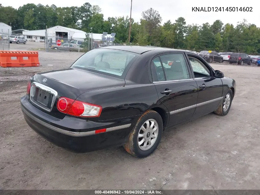 KNALD124145014602 2004 Kia Amanti