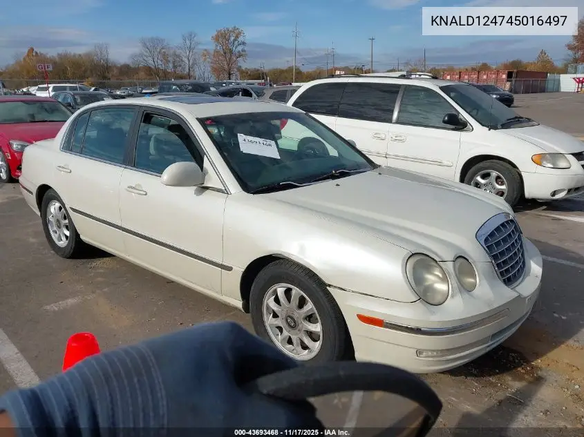 KNALD124745016497 2004 Kia Amanti