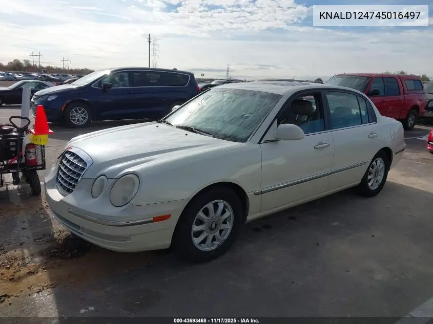 KNALD124745016497 2004 Kia Amanti