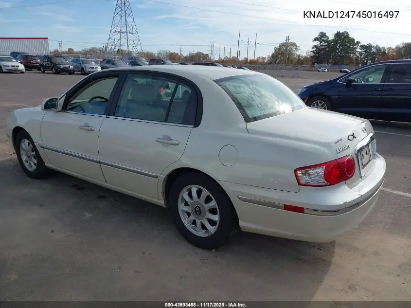 KNALD124745016497 2004 Kia Amanti