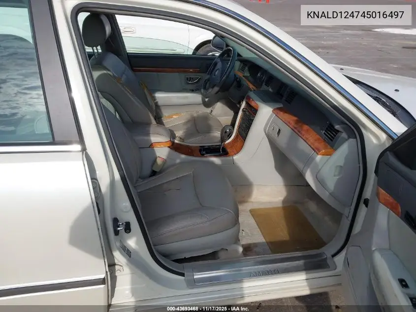 KNALD124745016497 2004 Kia Amanti