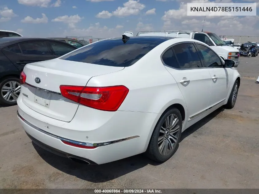 KNALN4D78E5151446 2014 Kia Cadenza Premium