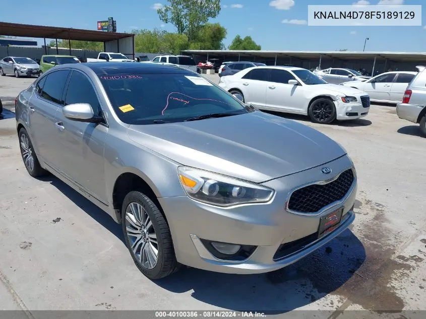 KNALN4D78F5189129 2015 Kia Cadenza Premium