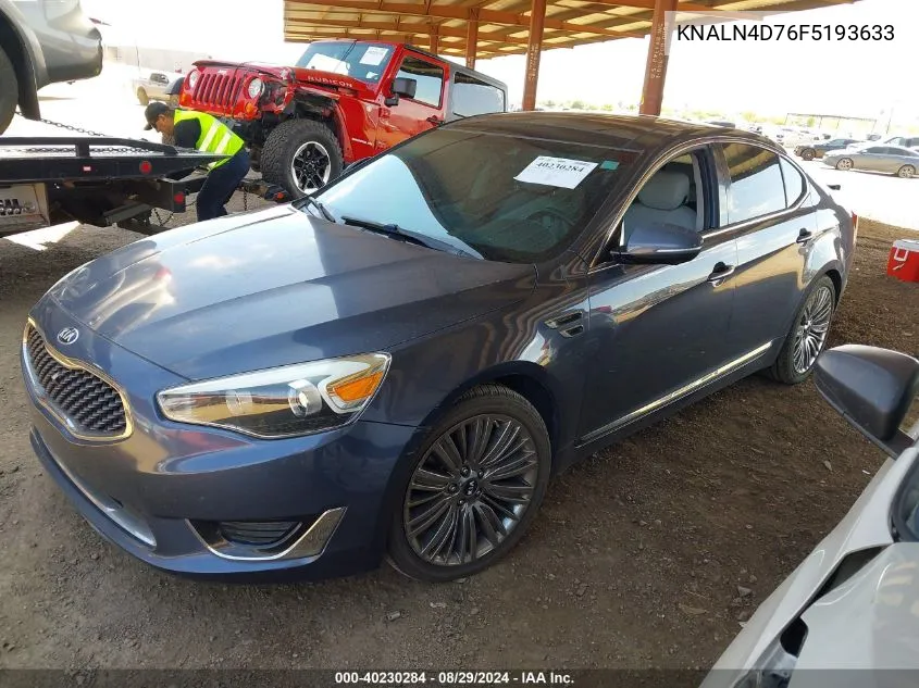 KNALN4D76F5193633 2015 Kia Cadenza Limited