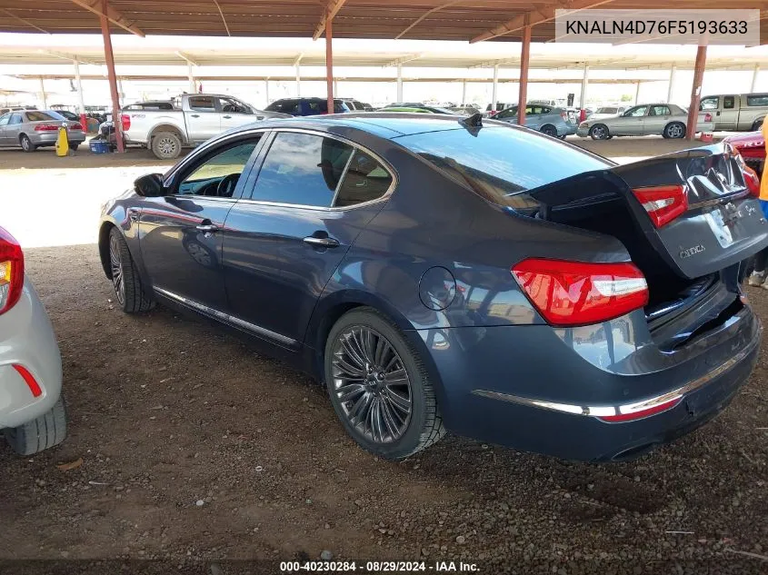 KNALN4D76F5193633 2015 Kia Cadenza Limited