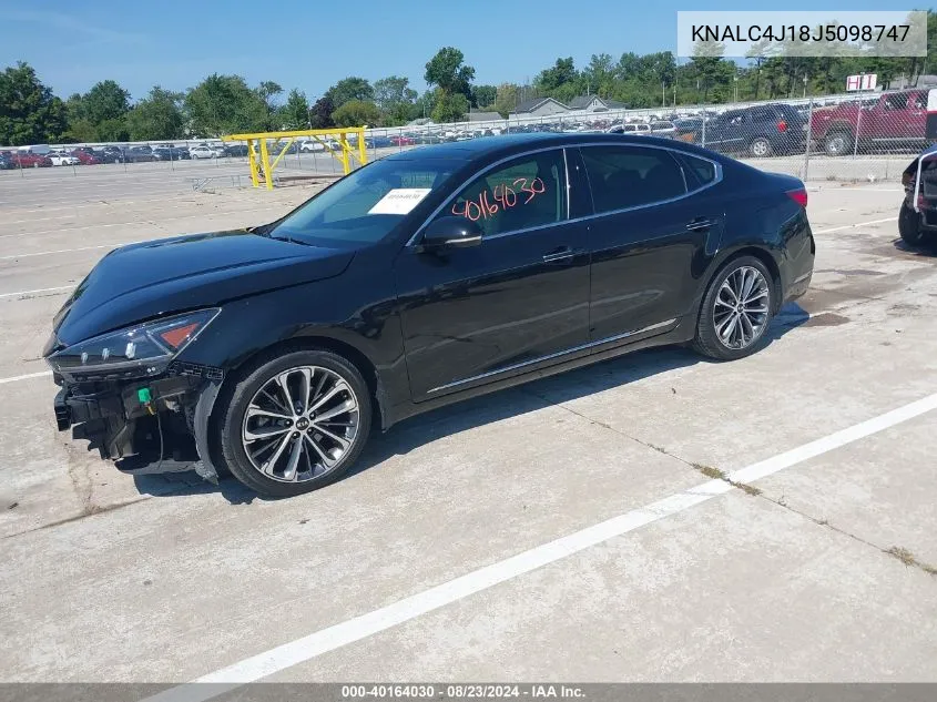 KNALC4J18J5098747 2018 Kia Cadenza Technology