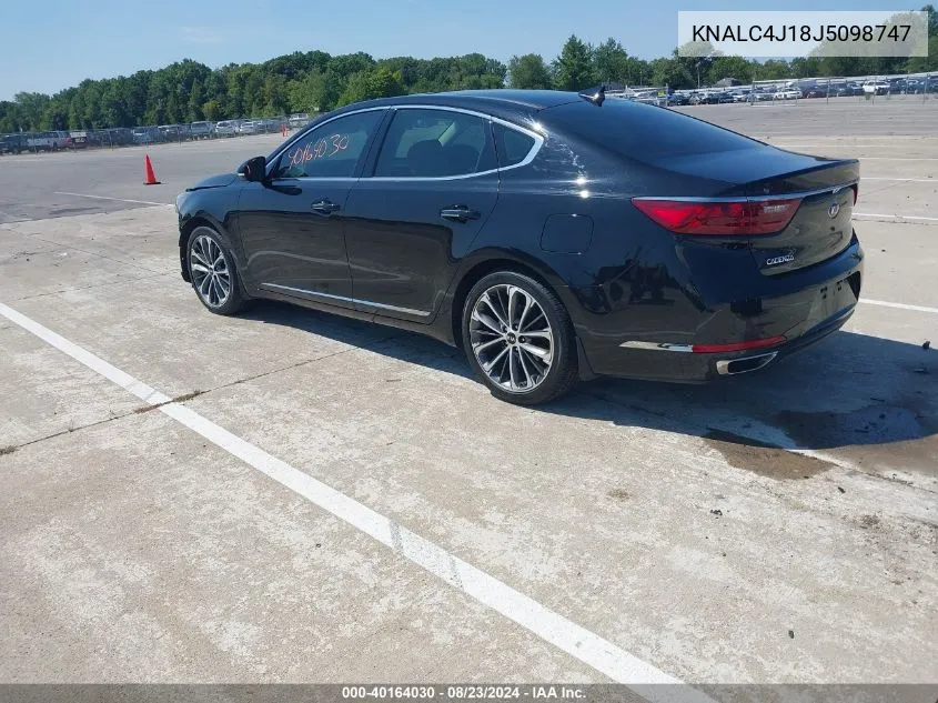 KNALC4J18J5098747 2018 Kia Cadenza Technology