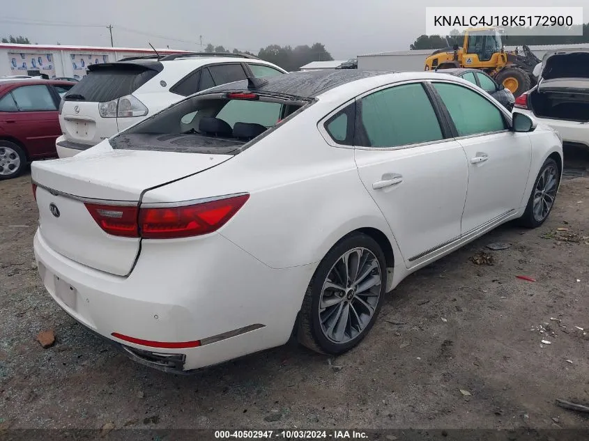 KNALC4J18K5172900 2019 Kia Cadenza Technology