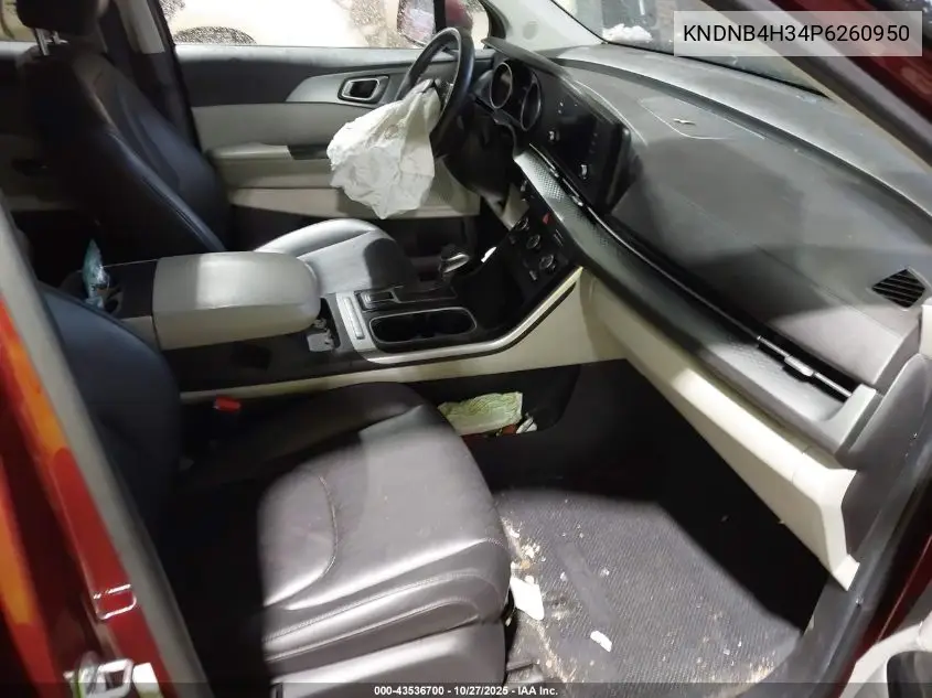 KNDNB4H34P6260950 2023 Kia Carnival Mpv Lx Seat Package