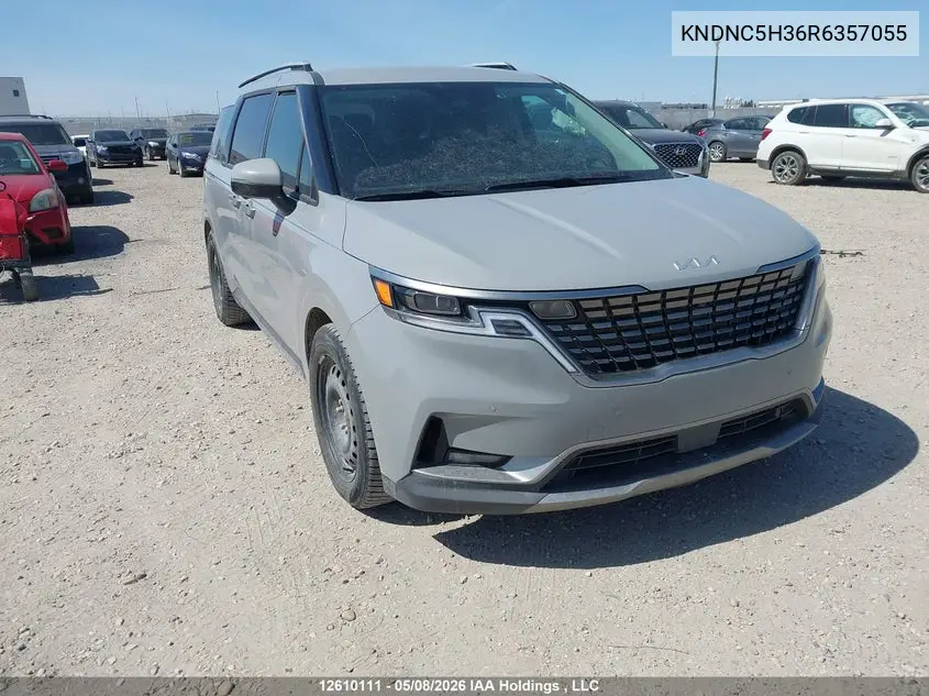 2024 Kia Carnival Ex VIN: KNDNC5H36R6357055 Lot: 12610111