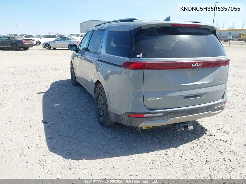 2024 Kia Carnival Ex VIN: KNDNC5H36R6357055 Lot: 12610111