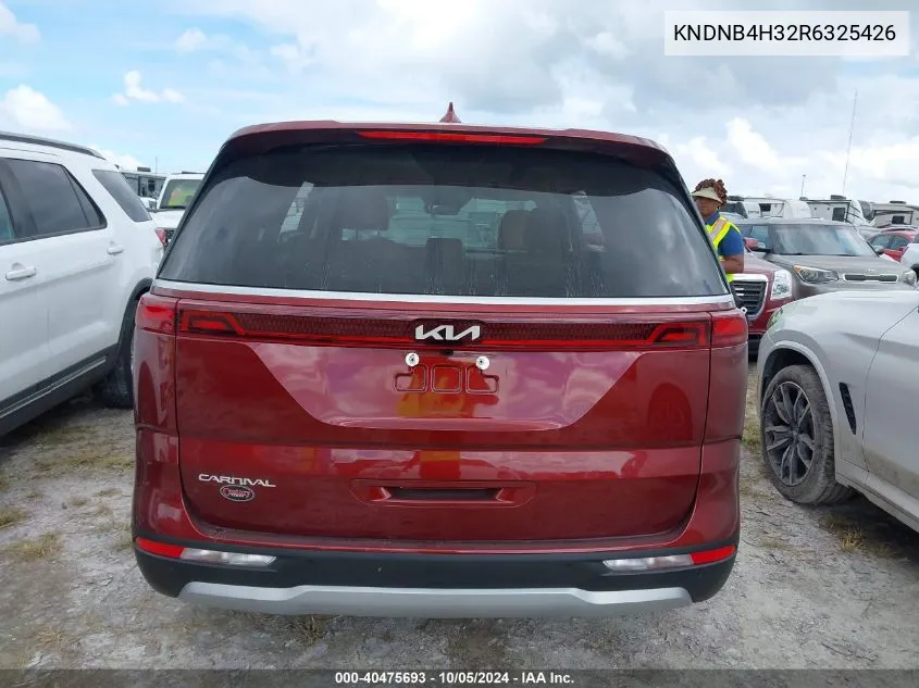 KNDNB4H32R6325426 2024 Kia Carnival Lx