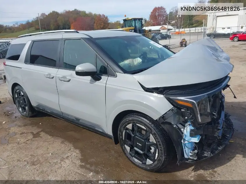 KNDNC5K36S6481826 2025 Kia Carnival Mpv Ex