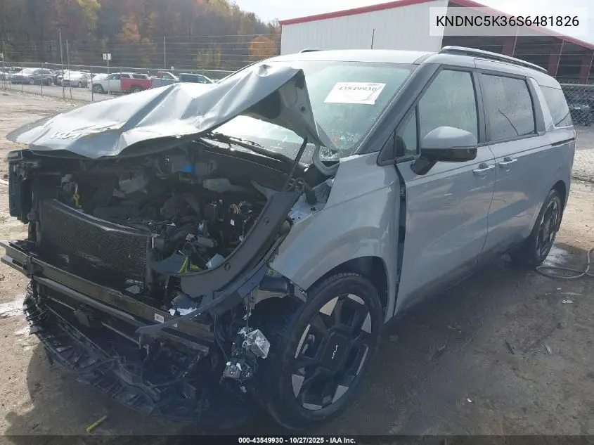 KNDNC5K36S6481826 2025 Kia Carnival Mpv Ex