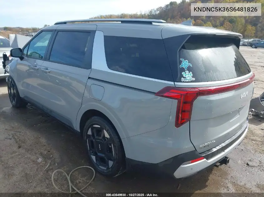 KNDNC5K36S6481826 2025 Kia Carnival Mpv Ex