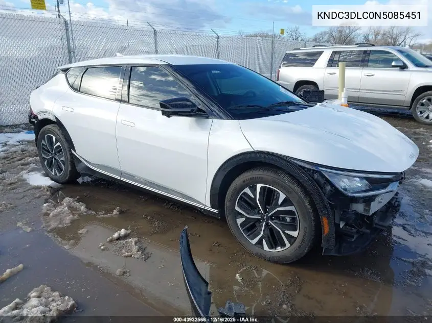 KNDC3DLC0N5085451 2022 Kia Ev6 Wind