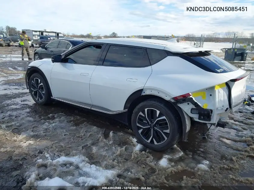 KNDC3DLC0N5085451 2022 Kia Ev6 Wind