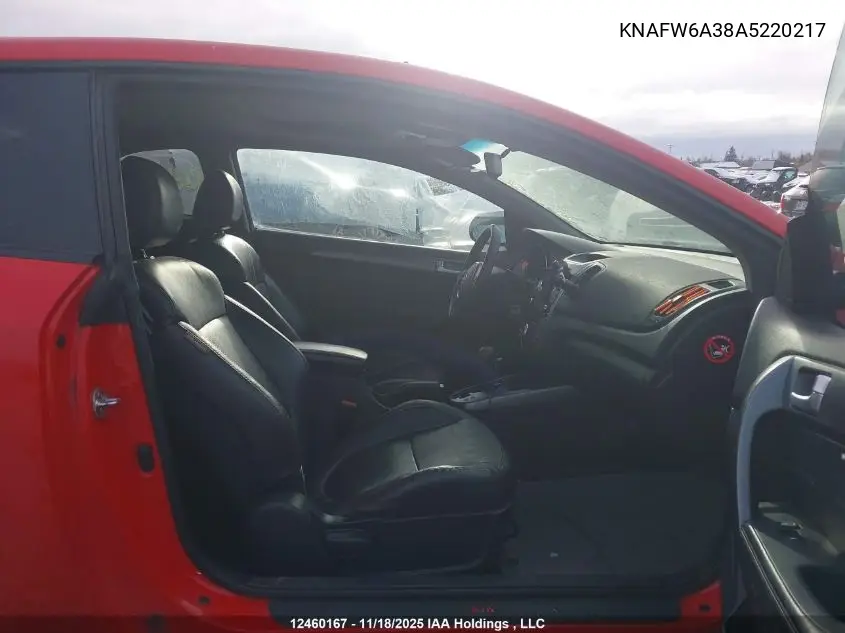 KNAFW6A38A5220217 2010 Kia Forte Koup 2.4L Sx
