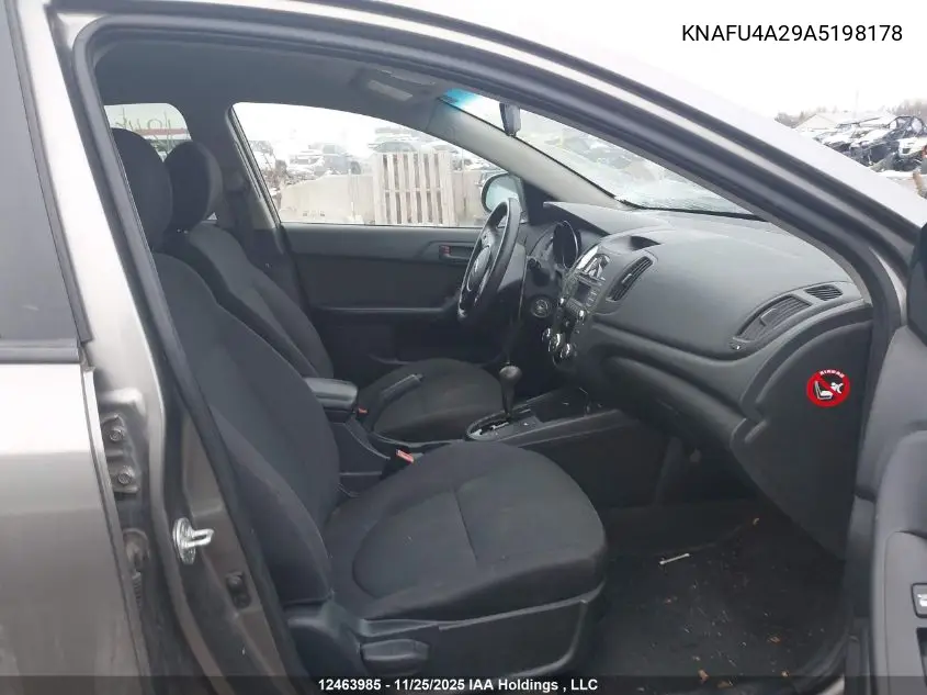 KNAFU4A29A5198178 2010 Kia Forte 2.0L Ex